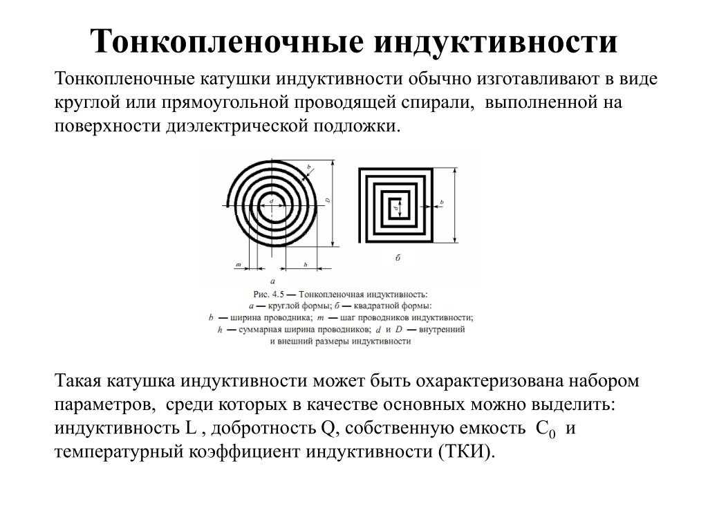 Катушка индуктивности рисунок