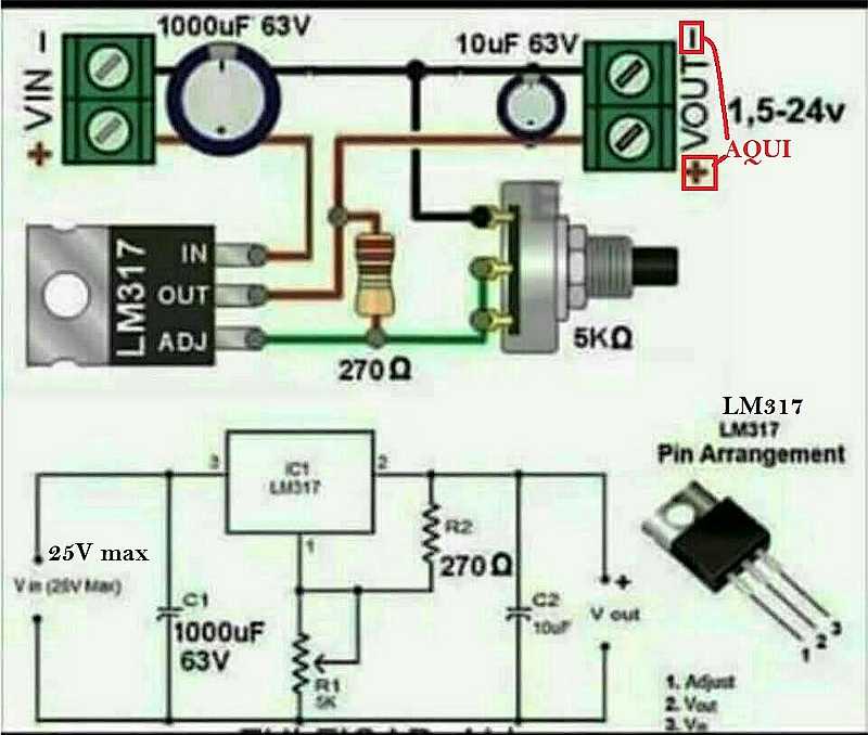 Lm317m описание характеристики схема включения