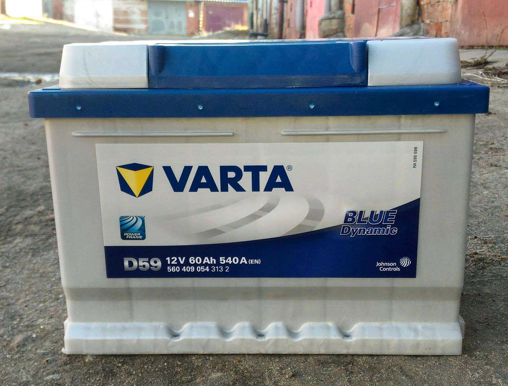 Характеристики и особенности эксплуатации аккумуляторных батарей varta