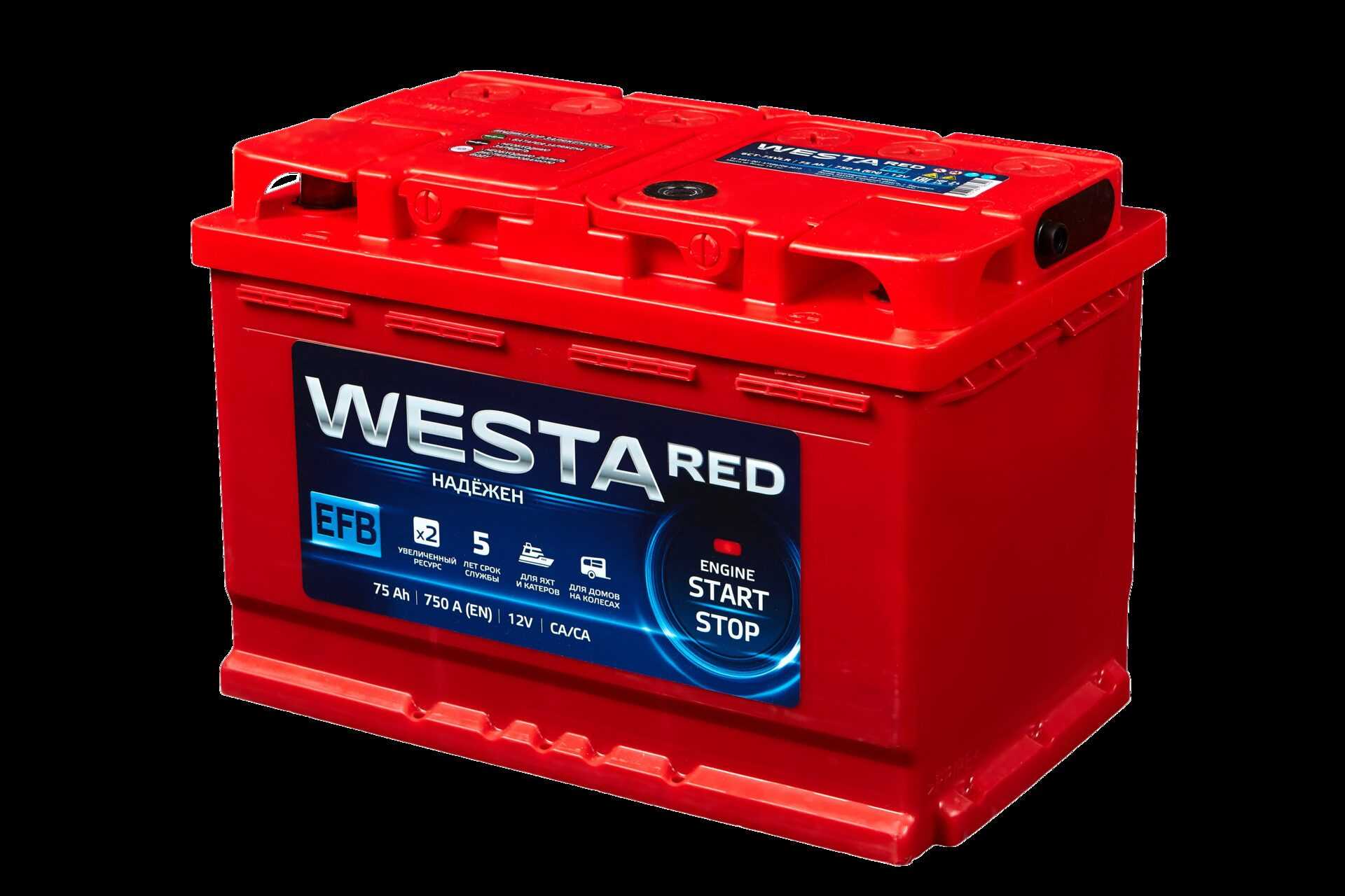 Аккумулятор westa. Аккумулятор Westa Red 75. Аккумулятор Westa Red 65. АКБ 100 