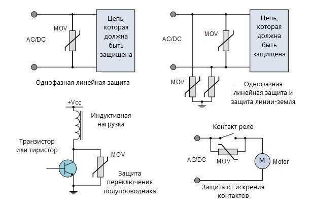 Обозначение варистора на схеме