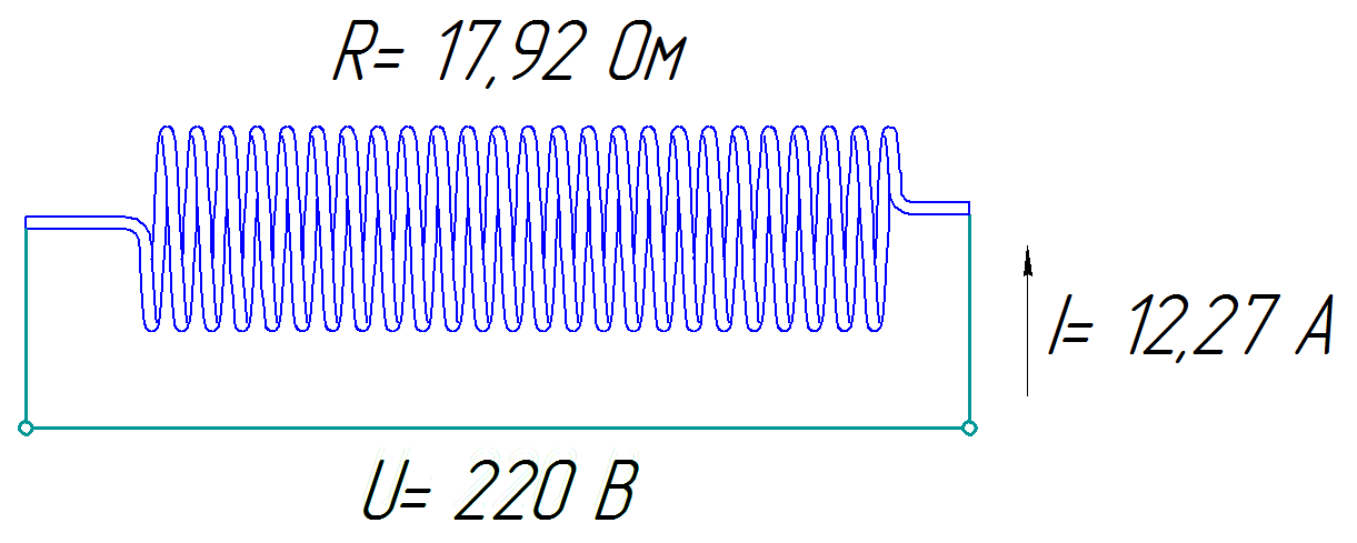 Электрическая мощность спирали
