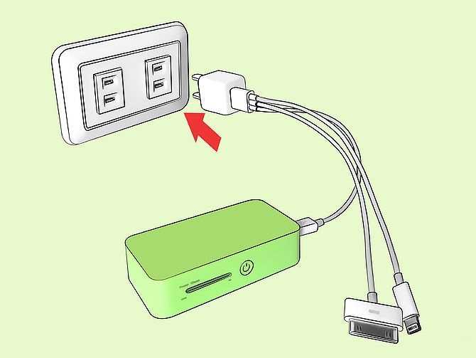 Как заряжать внешний аккумулятор (power bank)?