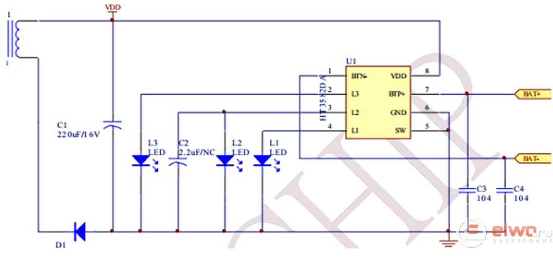 Multi charger лягушка схема