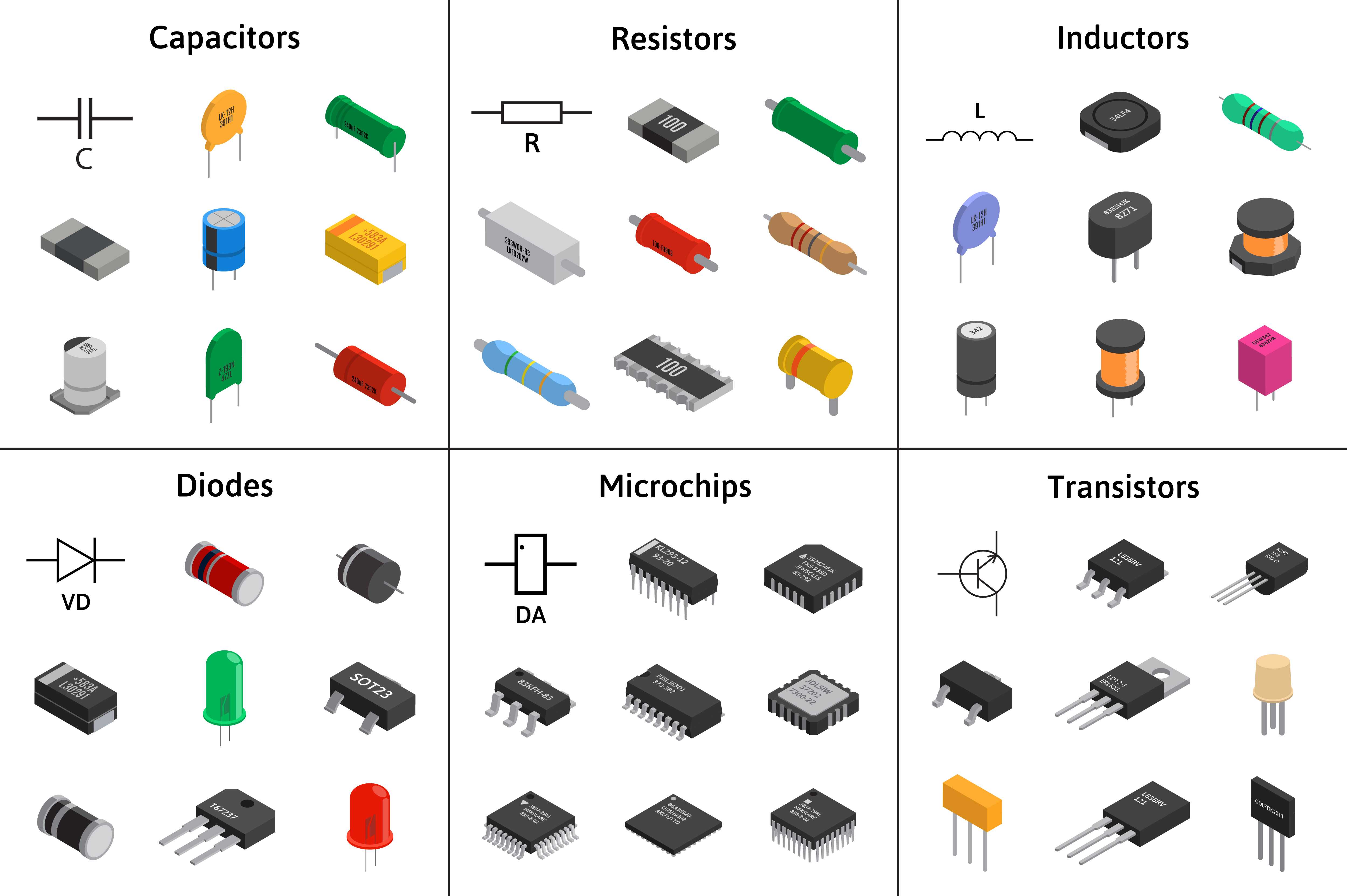 Резистор транзистор конденсатор схема