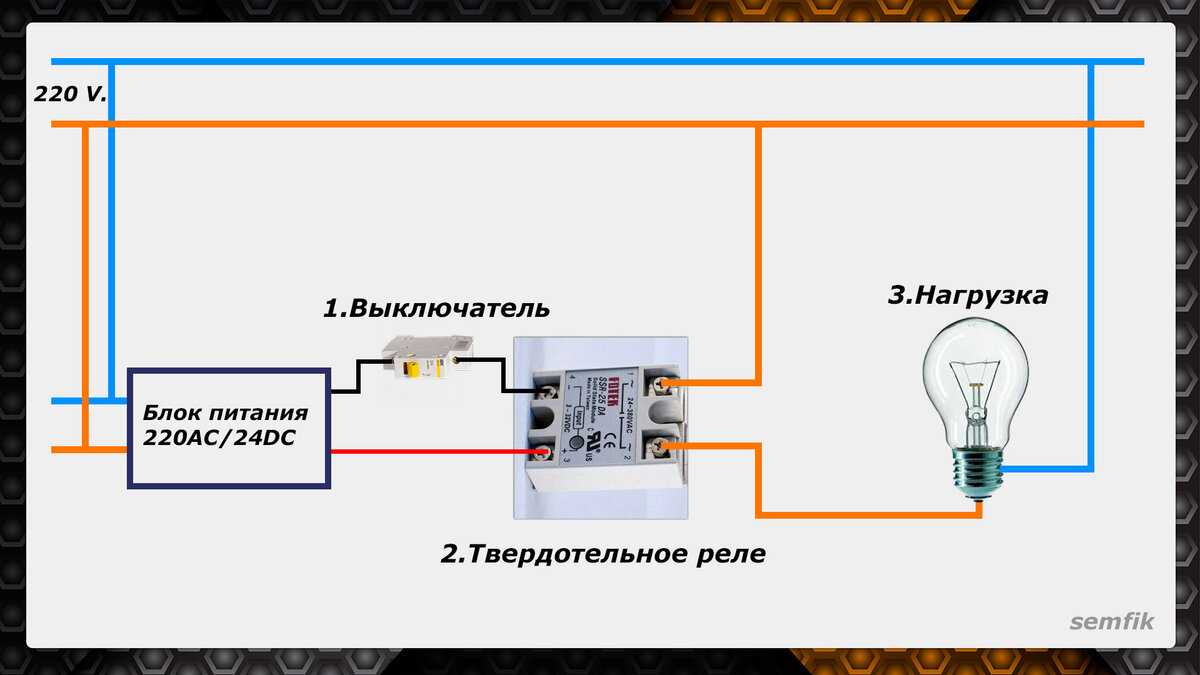 Твердотельные реле принцип работы и схема включения