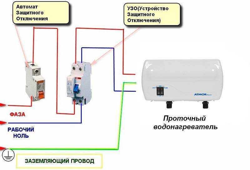 Установка проточного водонагревателя своими руками