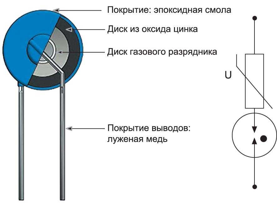 Варистор схема включения для защиты