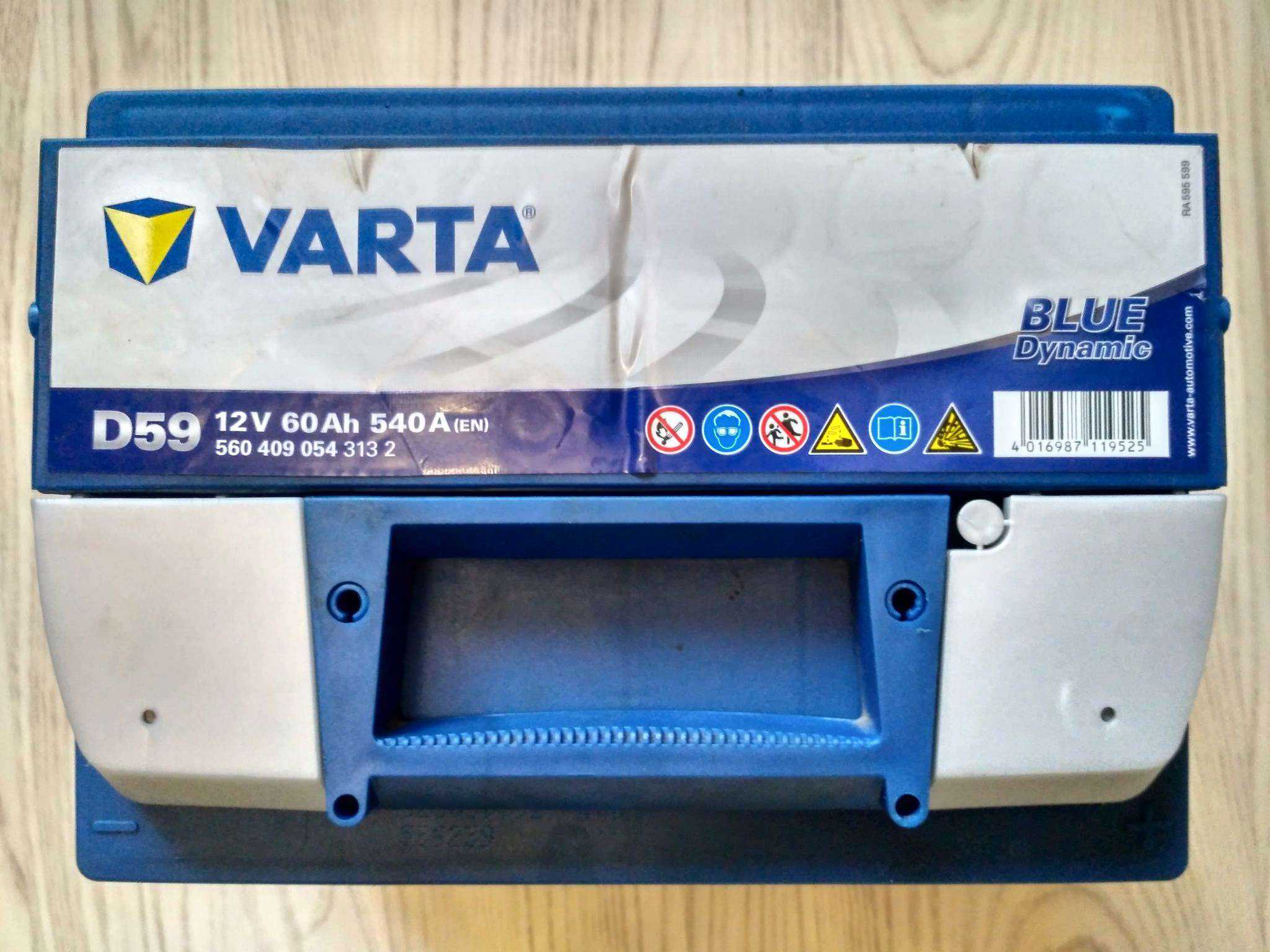 Аккумуляторная батарея varta blue dynamic d59