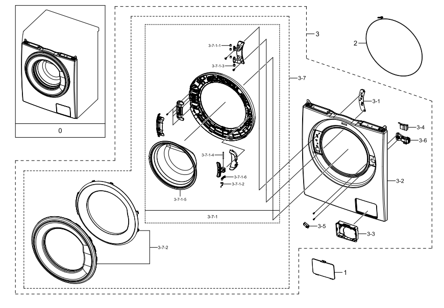 Samsung схема стиральной машины