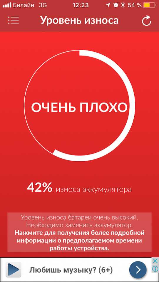 Как проверить % износа батареи iphone. сколько у тебя?