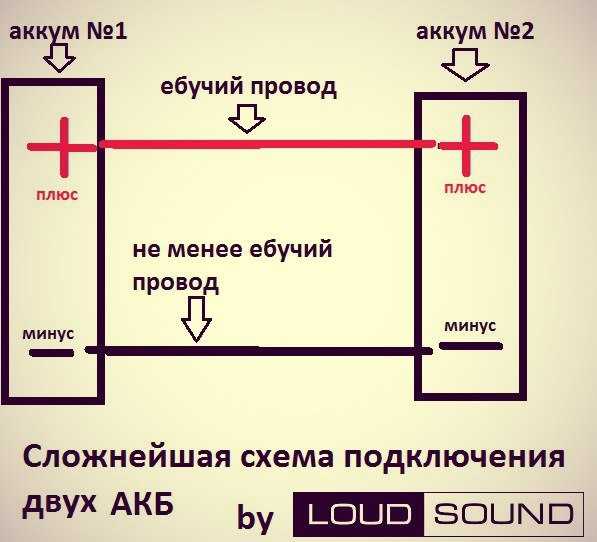 Схема подключения 2 аккумулятора в машину