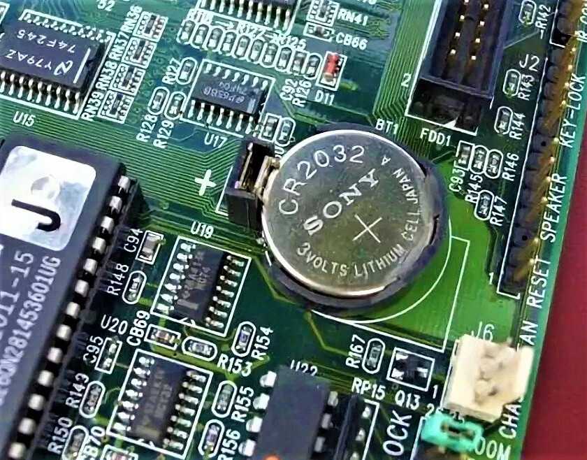 Батарейка на материнской плате - какие функции - wi-tech.ru