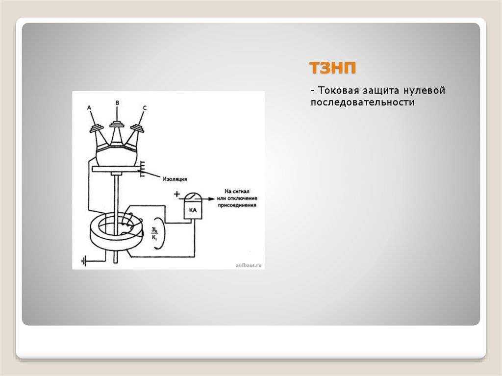 Трансформатор нулевой последовательности схема подключения