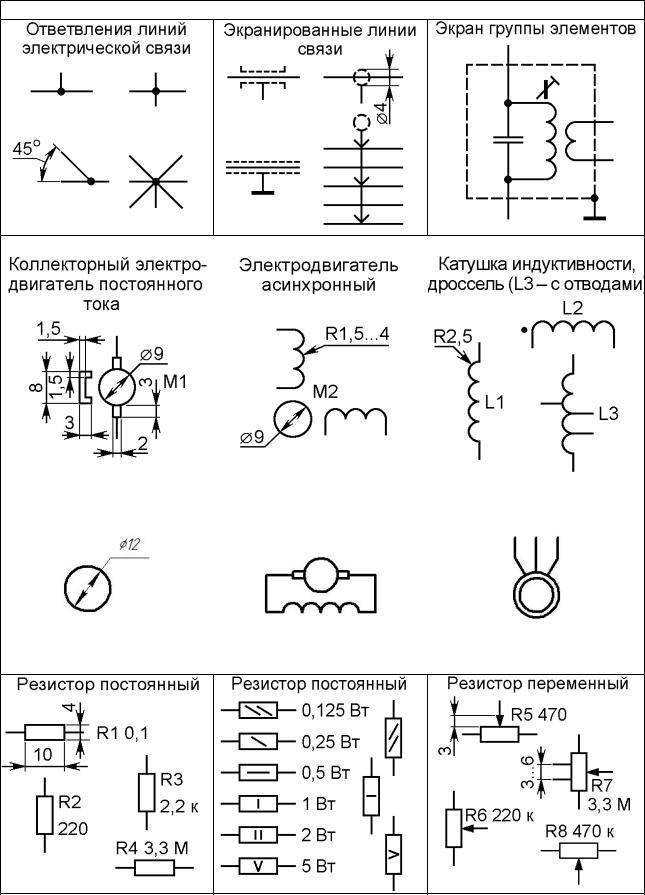 Обозначение клеммы на схеме электрической принципиальной