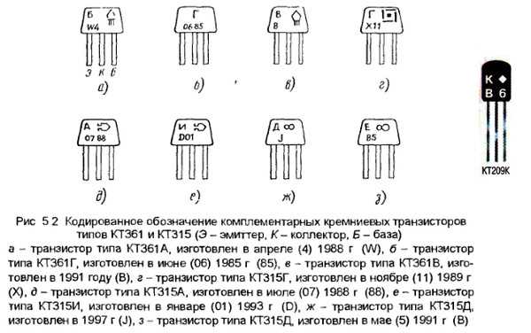 Схема включения кт361