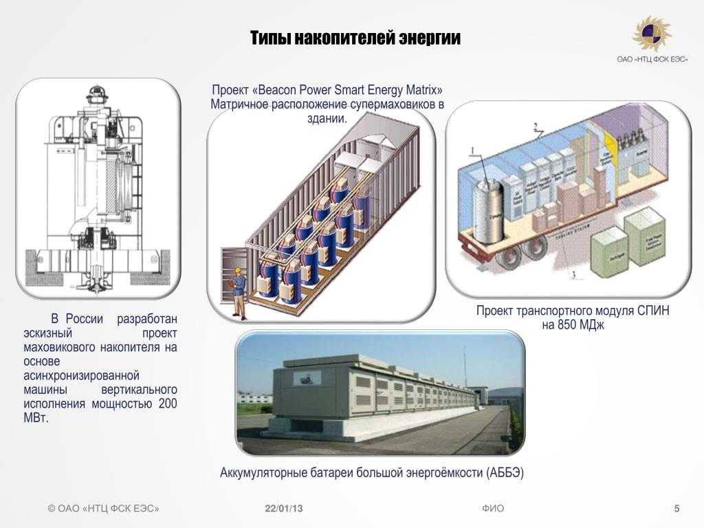 Накопитель электроэнергии