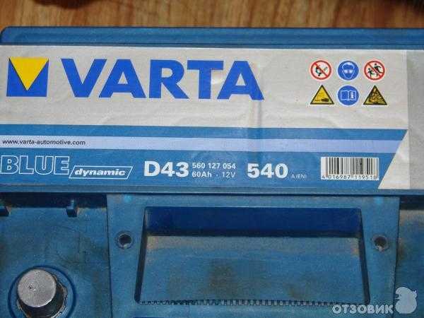 Аккумулятор варта блю динамик как заряжать