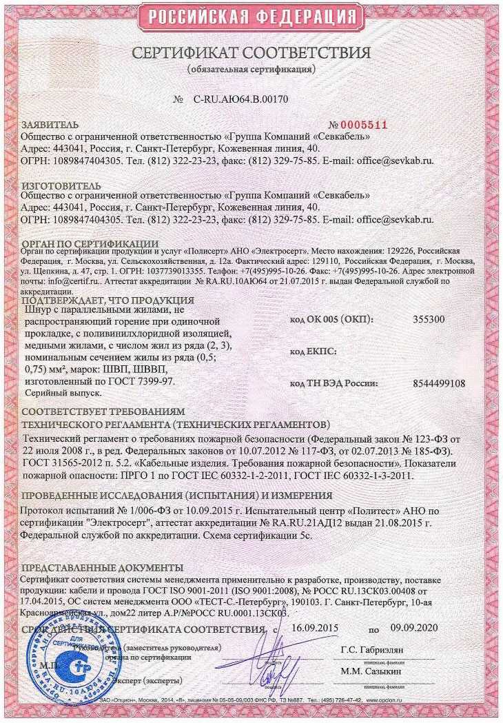 Основные технические характеристики электрического шнура ШВВП Расшифровка аббревиатуры ШВВП, область применения шнура и существующие производители