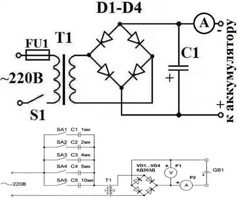 Схема выпрямителя на 12 вольт своими руками